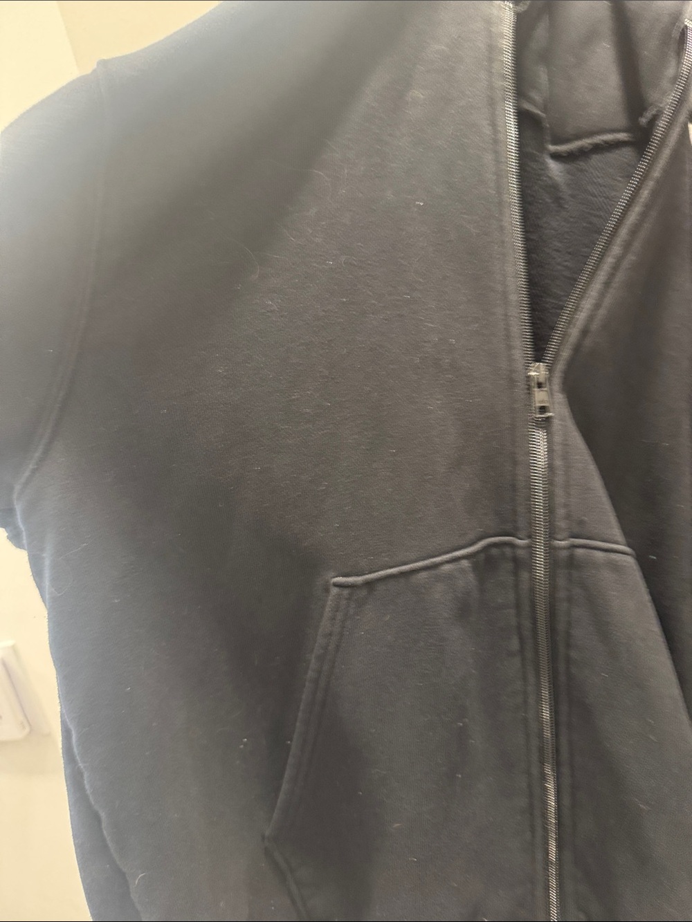 ALO Yoga Black Full-Zip Men's or Unisex Zip-Up Hoodie